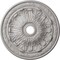 Ekena Millwork Flagstone Ceiling Medallion (Canopies up to 3 7/8"), 30"OD x 3 7/8"ID x 3 1/4"P, Ultra Pure White CM30FLUWF - alternate 1